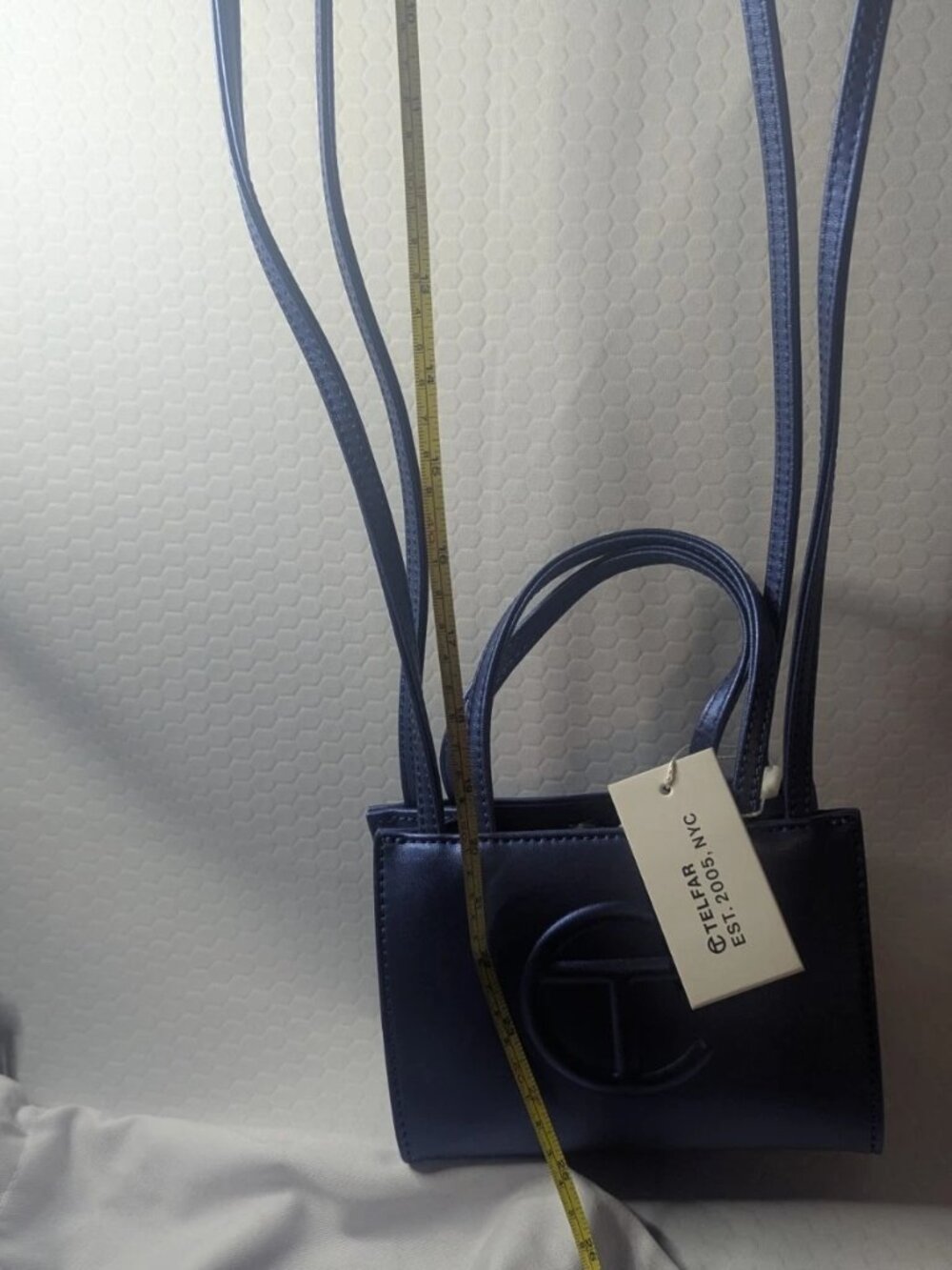 Small Blue Telfar Tote - Picture 4 of 7
